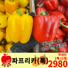 파프리카(특대)/국내산 1봉 2개