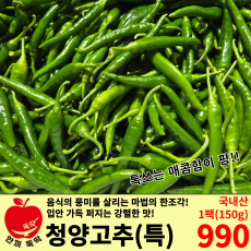 청양고추/국내산 1팩 (150g)