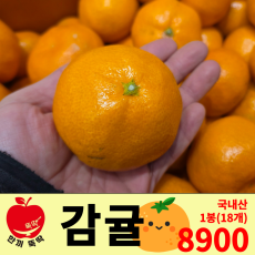 마지막 하우스 감귤 / 국내산 1팩 (18개입)