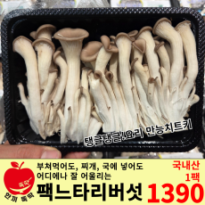 팩느타리 버섯 1팩/국내산