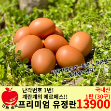 난각번호 1번 프리미엄 유정란 1판(30구)