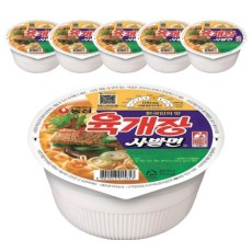 🍜[농심]육개장사발면 6입