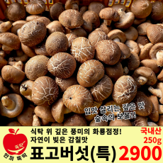 표고버섯(특) / 국내산 1팩 (250g)