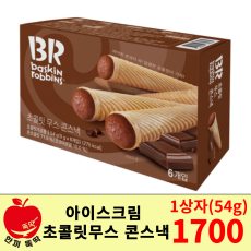 베스킨라빈스 초콜릿무스 콘스낵