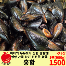 홍합 / 국내산 1팩 (900g)