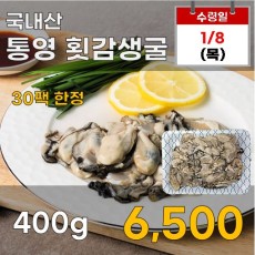 통영 횟감 생굴 400g