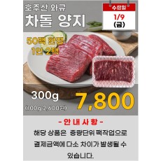 호주산 와규 차돌양지 300g