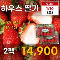 하우스딸기 2팩