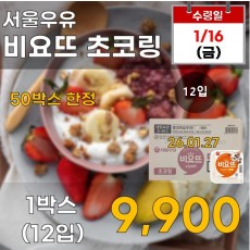 비요뜨 초코링 12입