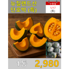 뉴질랜드산 단호박(특) 1통