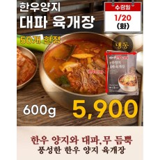 한우양지 대파 육개장 600g