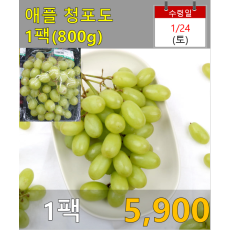 애플 청포도 1팩(800g)