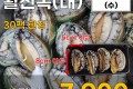 국내산 활전복 4마리