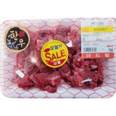 🐮1+한우국거리 200g(이상)/1팩🐮