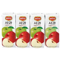 🍎[롯데]델몬트사과드링크(190mlx4입)🔥2팩🔥