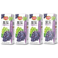 🍇[롯데]델몬트포도드링크(190mlx4입)🔥2팩🔥