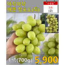 애플청포도(특) 700g 1팩