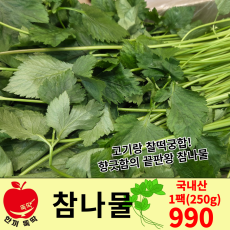 참나물 / 국내산 1팩 (250g)