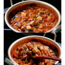 충청도식 된장짜글이