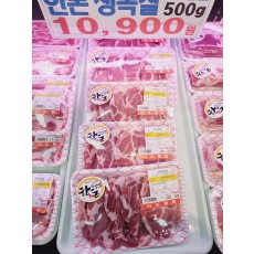 🐷[한돈]생목살 구이용 500g↑/1팩