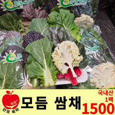 모듬 쌈채 / 국내산 1팩