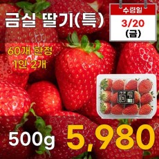 금실딸기(특) 500g