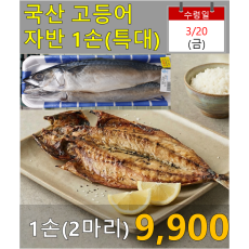 국산 자반고등어 1손 (특대)