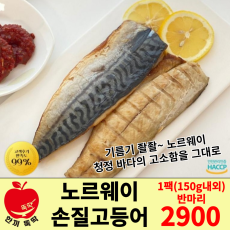 노르웨이 손질고등어