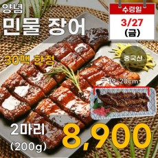 양념 민물장어 2마리