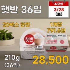CJ 햇반 36입